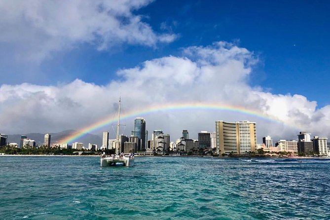 12pm Turtle Canyon Snorkel Adventure - Sailing past Waikiki is more than filler