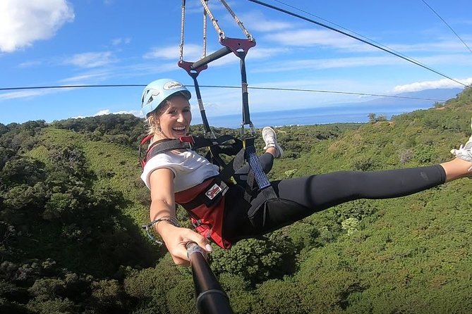 6 Dual-Zipline Mountain Adventure in Maui - Six lines above a West Maui valley