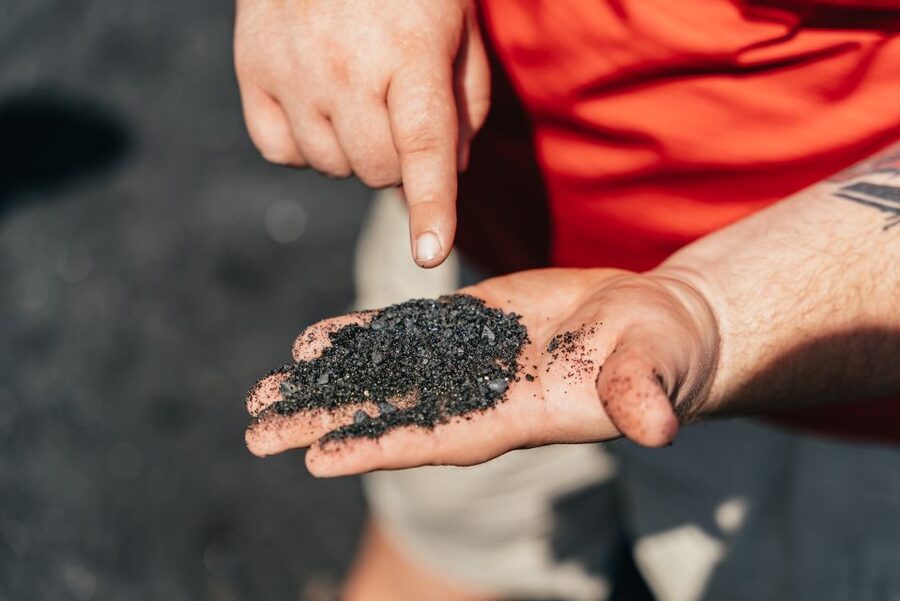 Big Island: Evening Volcano Explorer from Hilo - Walking across lava to a new black sand beach