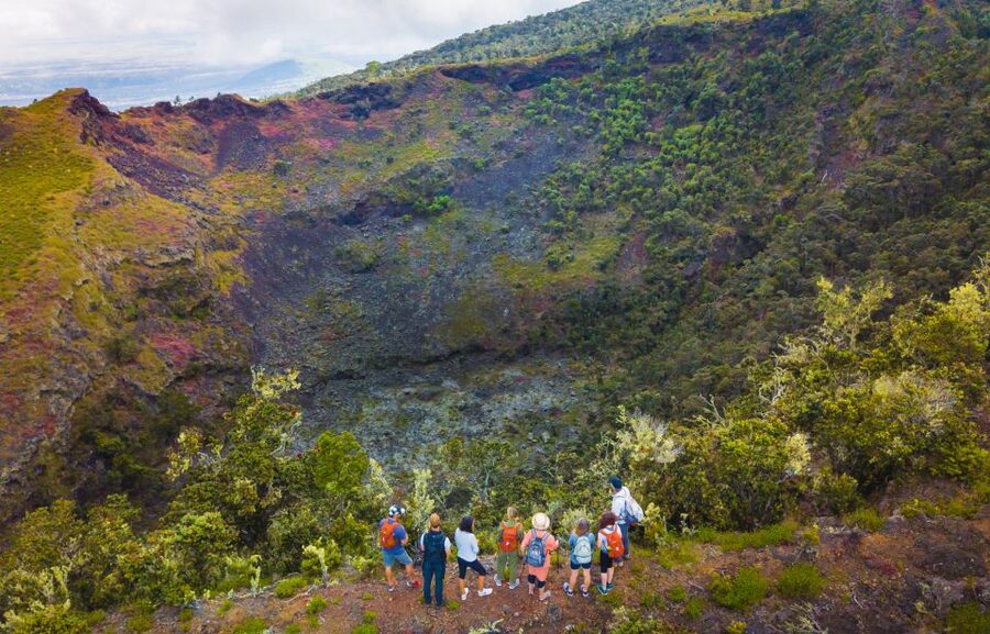 Big Island: Off the Beaten Path Volcano Crater Hike - Craters and fissures at close range