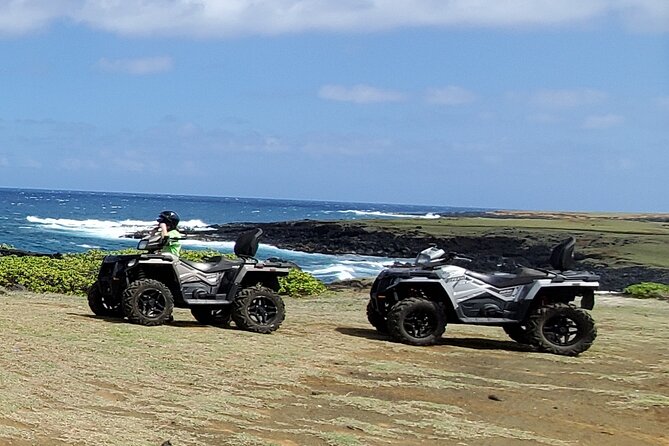 Big Island Southside ATV Tour - Lava flows, a lookout, and old stone work