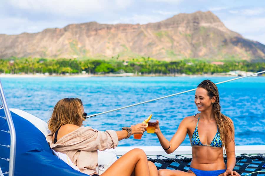 Board from Waikiki Beach for our Aloha Hour Sail - Key points to know before you book