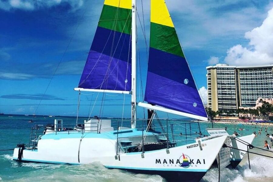 Board from Waikiki Beach: Scenic Sunset Sail on the Hāwea - What makes this useful for families and couples