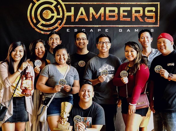 Chambers Escape Games: Live-Action Escape Room (THE TEMPLE) - What the experience does not include