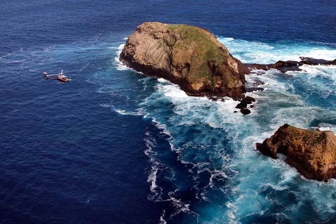 Deluxe Helicopter Tour of Molokai and Maui - Honokohau Falls from the air