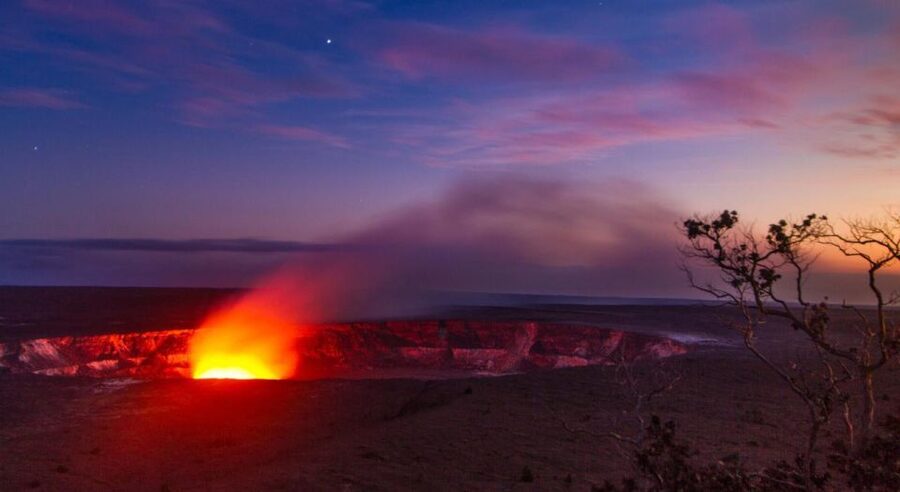 From Big island-Volcanoes & waterfall tour in a small group - Hawaii Volcanoes National Park is the main course