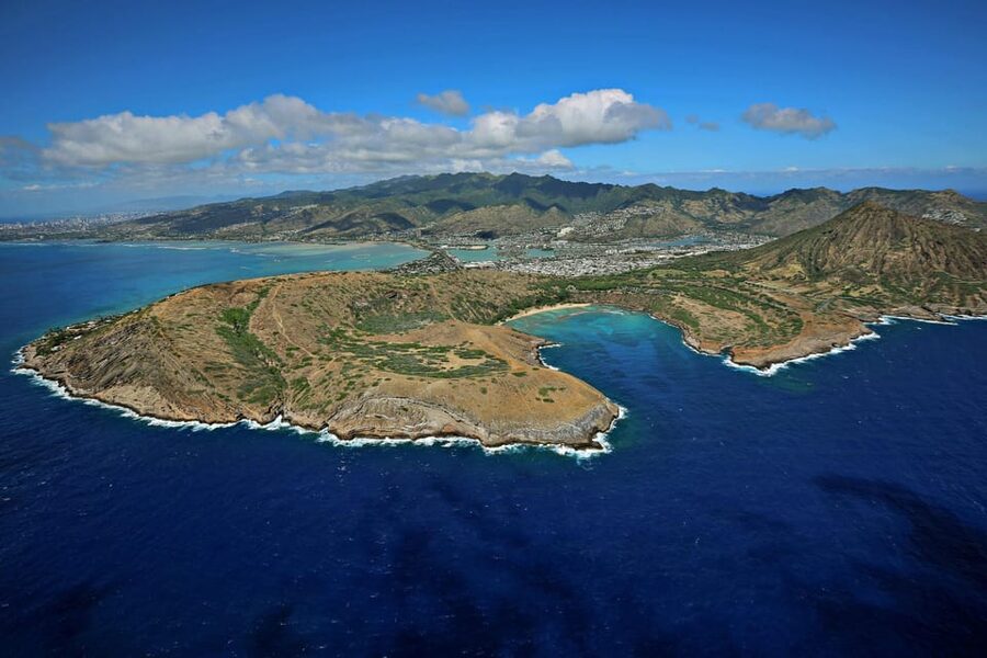 From Honolulu: Complete Oahu Island Helicopter Tour - Pearl Harbor and the USS Arizona from above