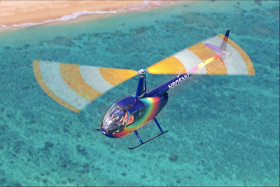 From Honolulu: Oahu 60min Helicopter Tour with Doors Off/On - Lanikai, Kaneohe Bay, and Chinaman’s Hat