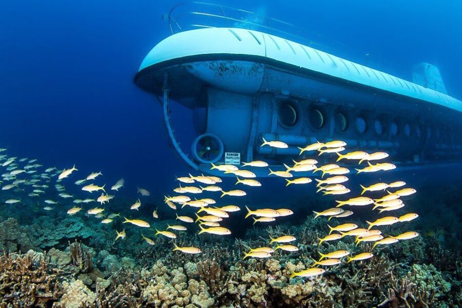 From Kona: Big Island Underwater Submarine Adventure - From the hotel dock to the submarine