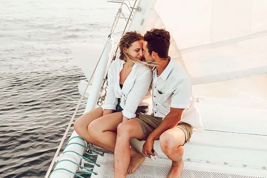From Ma'alaea: 'Alihilani Sunset Sail Catamaran Tour - Finding the best seat for the sunset