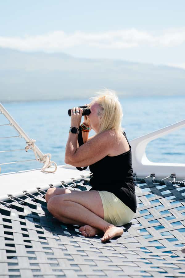 From Ma'alaea: 'Alihilani Sunset Sail Catamaran Tour - Drinks, music, and the crew’s role