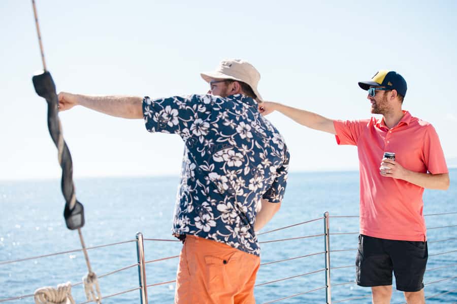 From Ma'alaea: 'Alihilani Sunset Sail Catamaran Tour - Wildlife watching, with the right expectations