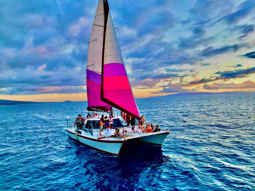 From Maalaea: Whale Watching Catamaran Cruise with Drinks - The first 30 minutes: safety, drinks, and getting settled