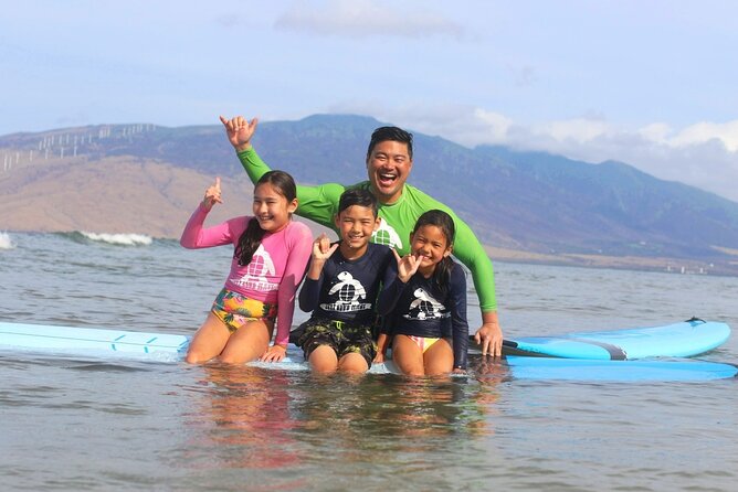 Group Surf Lesson at Kalama Beach in Kihei - Family rules, swimming ability, and physical demands