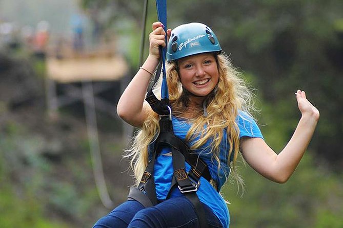 Haleakala 6 Line Zipline Adventure - Crossing the forest on foot first