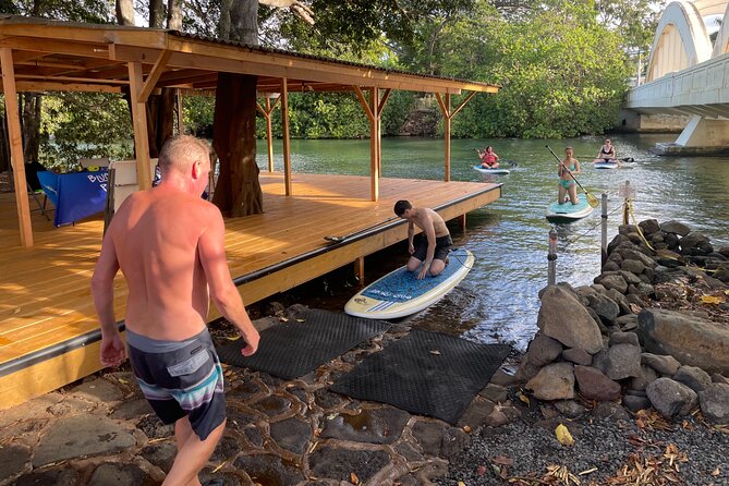 Haleiwa River Paddle Board Rental with Blue Planet Adventure Co. - Floating Beneath Haleiwa’s Familiar Bridge