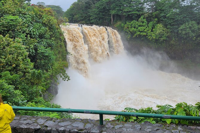 Hawaii Volcanoes, Waterfalls, Beaches & Hilo Highlights Day Tour - One hour around Hilo Farmers Market