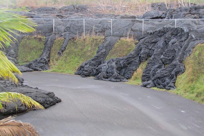 Hilo Shore Excursion: Volcano Safari Lava Caves & Black Sand - Pahoa and the scars of the 2018 eruption
