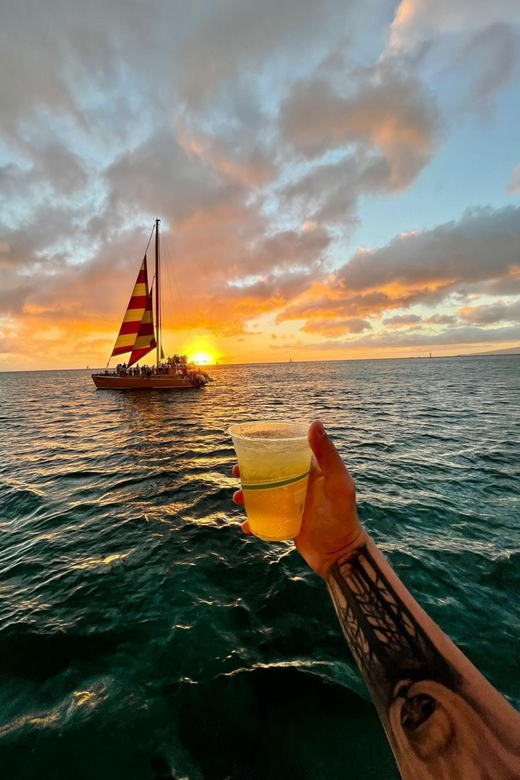 Honolulu: 90 Minute Catamaran Sunset Sail - The First Minutes on the 45-Foot Catamaran
