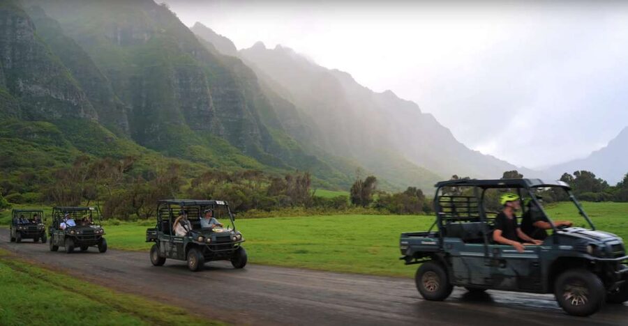 Kaneohe: Kualoa Ranch Guided UTV Tour - Getting ready for the two-hour UTV ride
