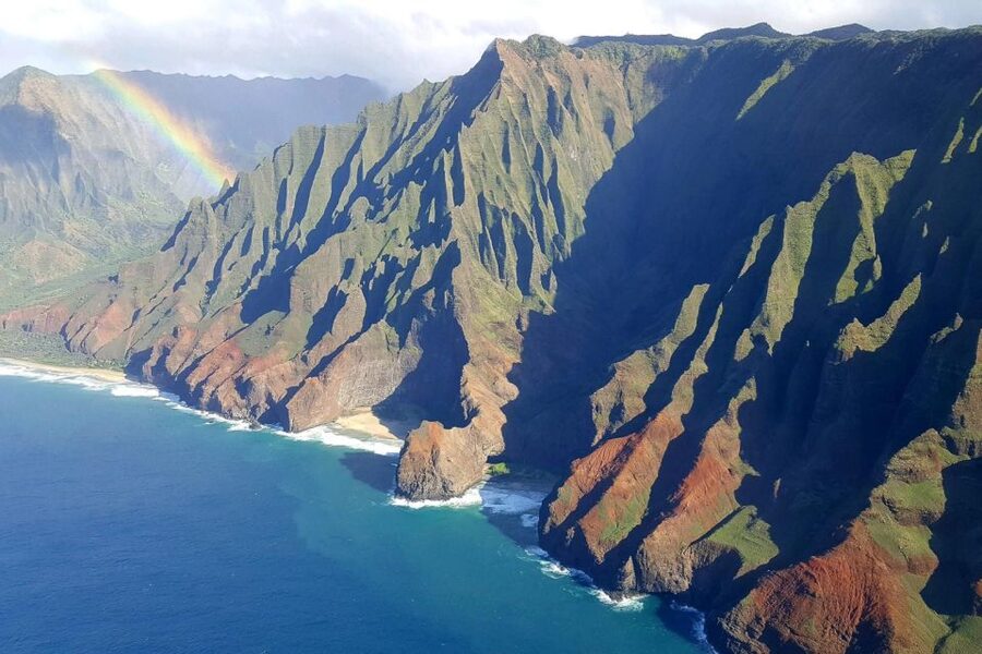 Kauai: Air Tour of Na Pali Coast, Entire Island of Kauai - The Na Pali Coast moment