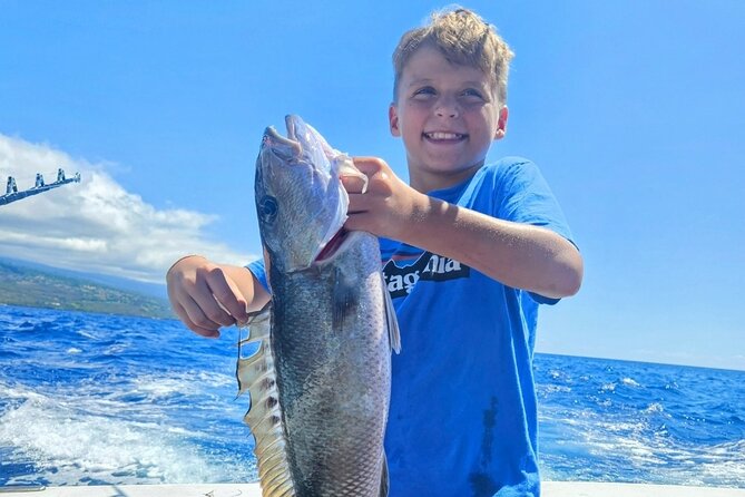Kona Hawaii Per Person Shared Fishing with Bite Me Sportfishing - Fishing equipment, food, and what you must bring