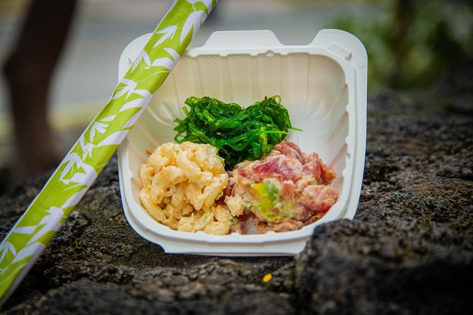 Kona Walking Food Tour - The food stops: small plates with plenty of variety