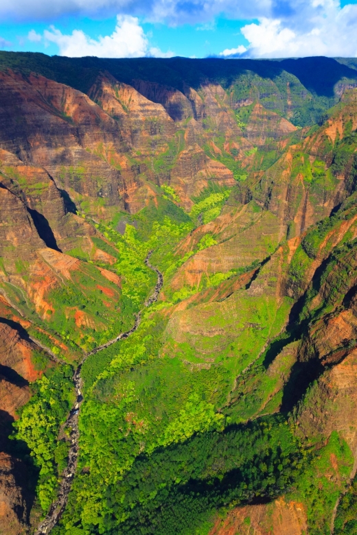 Lihue: Deluxe Waterfall Safari Helicopter Tour - The movie moment at Jurassic Falls
