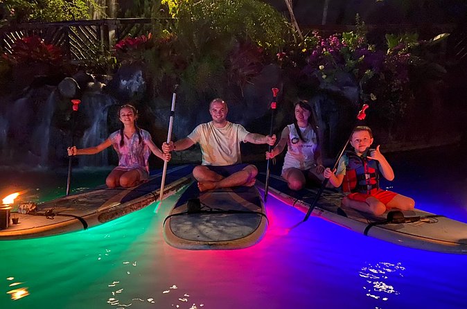 Lunar Legends Night Stand up Paddle Kayak Water Experience - The six island areas and what to expect
