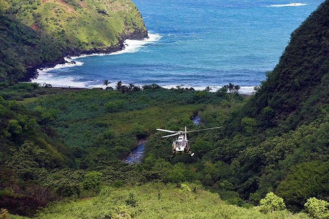 Luxury Helicopter Experience with Hana Rainforest Landing - Jurassic Rock and the Road to Hana