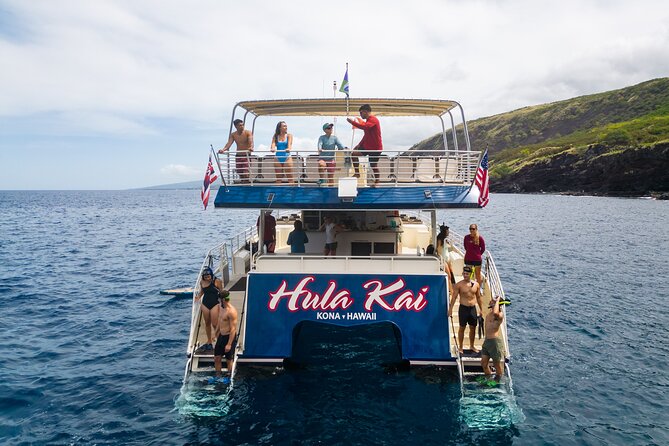 Manta Ray Night Snorkel Tour from Kona - Watching manta rays feed beneath the lights