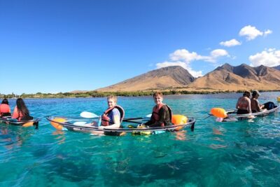 Maui Clear Kayak and Snorkel Tour: Swim with turtles (Makena)