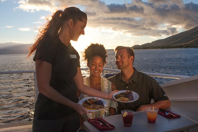 Maui Premium Dinner Cruise: Four Course Dining Experience - Leaving Maalaea Harbor at sunset