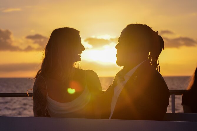 Maui Sunset Dinner Cruise - A Hawaiian Hula Experience - The buffet: ribs, chicken, vegetables, and dessert