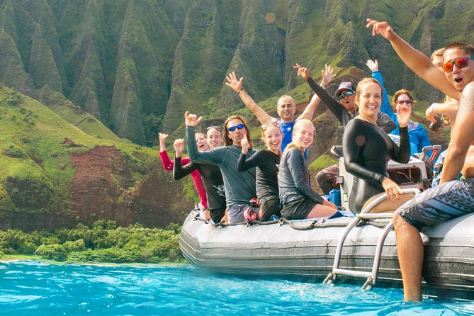 Na Pali Coast Half-Day Raft and Snorkel Adventure - Nu‘alolo Kai and the snorkeling stop