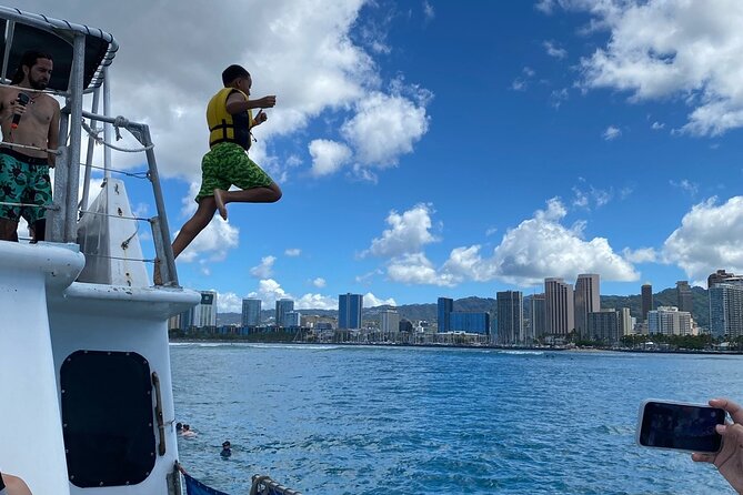 Oahu 5-in-1 Deluxe Cruise: Turtle Snorkeling & Ocean Activities - The five activities, one by one