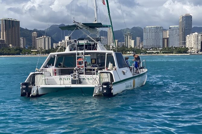 Oahu Catamaran Snorkel Tour: See Turtles 100% Guaranteed - Help for children and nervous swimmers