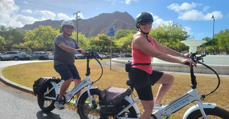 Oahu: Honolulu E-Bike Ride and Diamond Head Hike - The ride from Kuhio Village Tower to Diamond Head