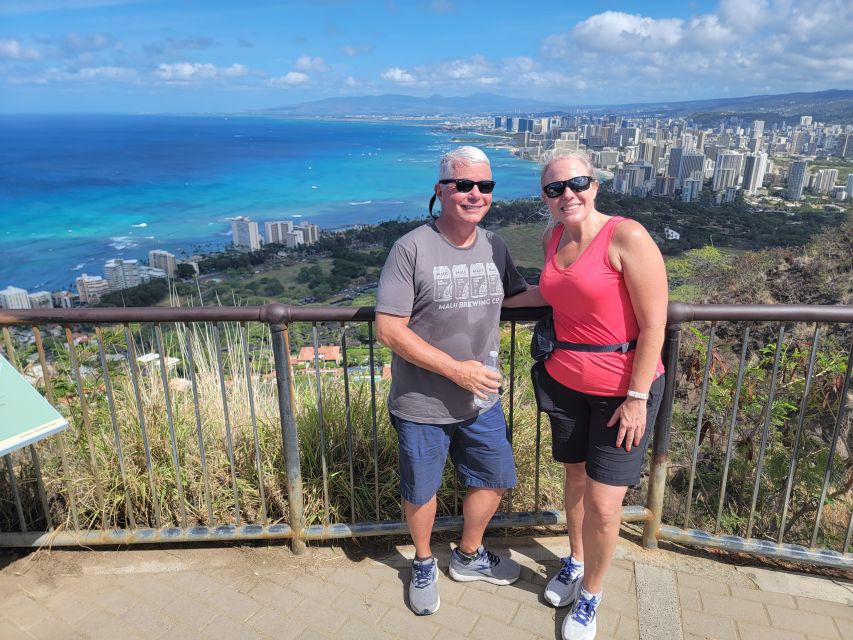 Oahu: Honolulu E-Bike Ride and Diamond Head Hike - The summit view over Honolulu and the Pacific