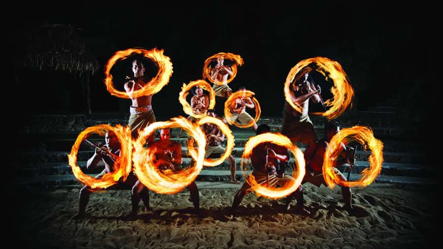Oahu: Islands of Polynesia and "HA: Breath of Life Show" - Hawaii village: hula, poi, and old games