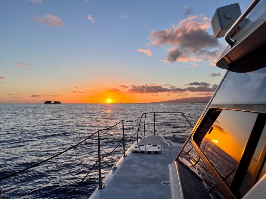 Oahu: Private Catamaran Sunset Cruise & Optional Snorkeling - Key points to know before you book