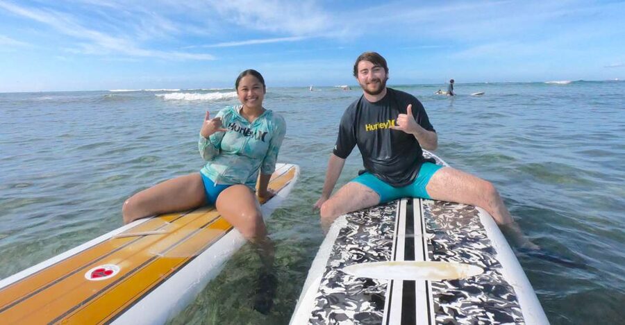 Oahu: Surfing Lessons for 2 People - Why the small ratio matters