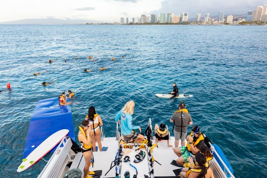 Oahu: Waikiki Turtle Canyons Cruise and Snorkel Excursion - How long you really spend in the water