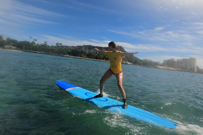 Open Group Surfing Lesson in Waikiki, Hawaii - How much surfing will you actually do?