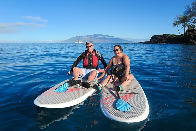 Private Beginner Paddleboard 101 Lesson: Makena Landing! - Paddling through Turtle Town