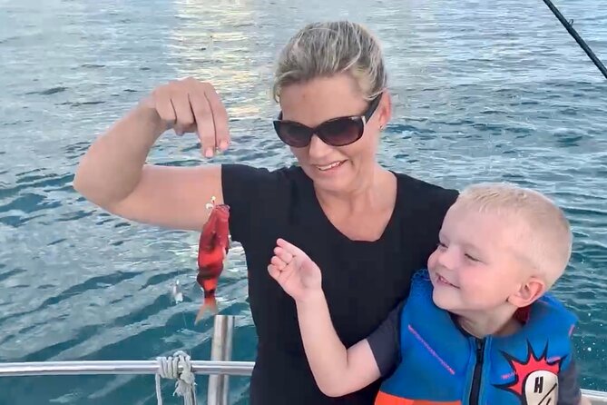 Private Fishing Charter for Family and Friends in Honolulu - Fishing the nearshore reefs for two hours