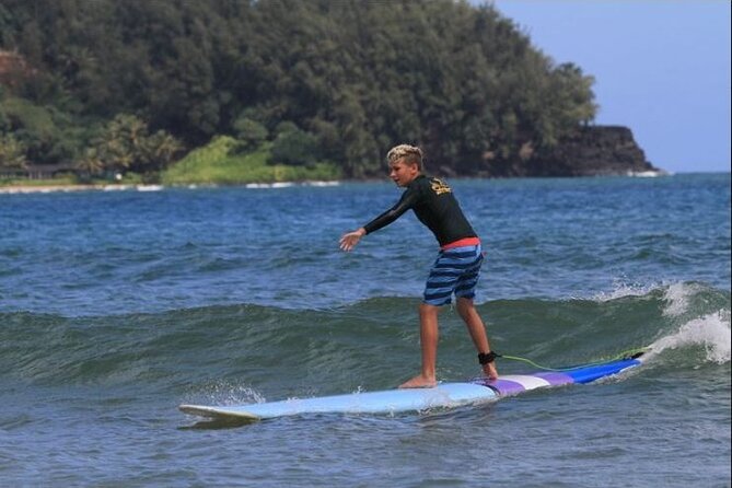 Private Hanalei Sandy Bottom Surf Lesson on Kauai - Busy-season crowds and changing ocean conditions