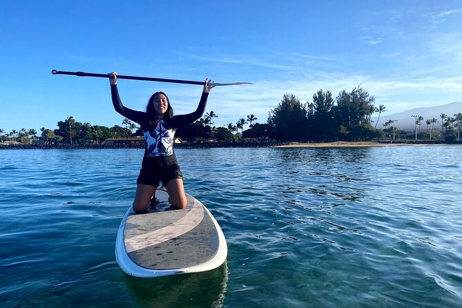 Semi Private Stand Up Paddle Boarding (SUP) Class at Kalama Beach in Kihei - The shore lesson comes before the paddle