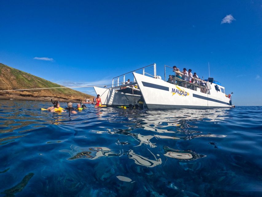 South Maui: Snorkel to Coral Gardens or Molokini Crater - Lunch and drinks on the Malolo