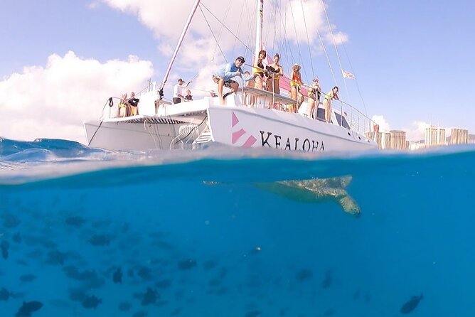 Sunset Boat Cruise: Swim and Cruise Waikiki - Sunset over Diamond Head